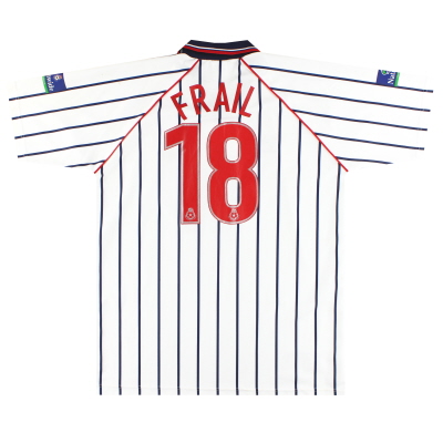 1999-00 Tranmere Rovers Patrick Match Issue Camiseta de local Frail #18 XL