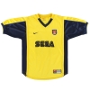 1999-01 Arsenal Nike Away Shirt Bergkamp #10 XL.Boys