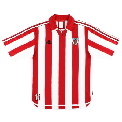 1999-01 Athletic Bilbao adidas Home Shirt M