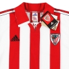 1999-01 Athletic Bilbao adidas Heimtrikot *mit Etiketten* M