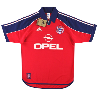 Camiseta adidas de local del Bayern de Múnich 1999-01 * con etiquetas * M