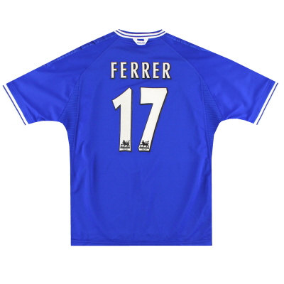 1999-01 첼시 엄브로 홈 셔츠 페러 #17 L