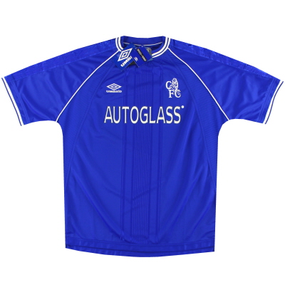 Camiseta local del Chelsea Umbro 1999-01 * con etiquetas * XL