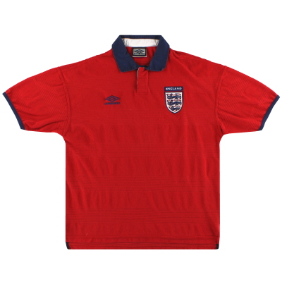 1999-01 Camiseta de la segunda equipación de Umbro de Inglaterra Y