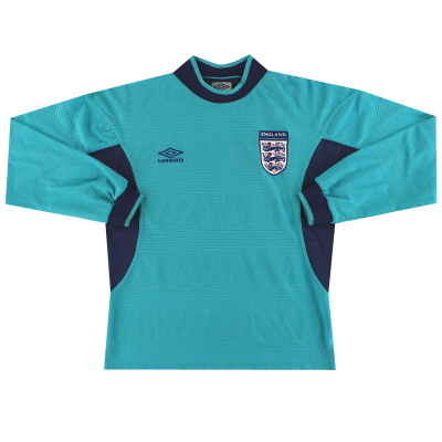 1999-01 England Umbro Goalkeeper Shirt Y