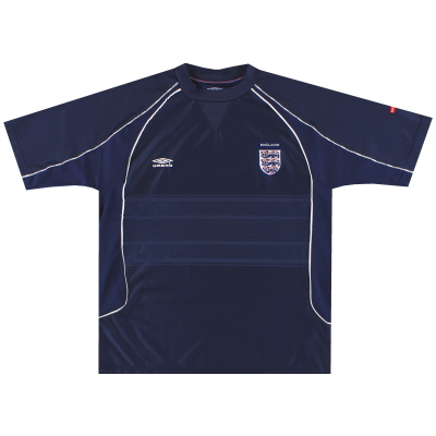 1999-01 England Umbro Trainingshemd M.