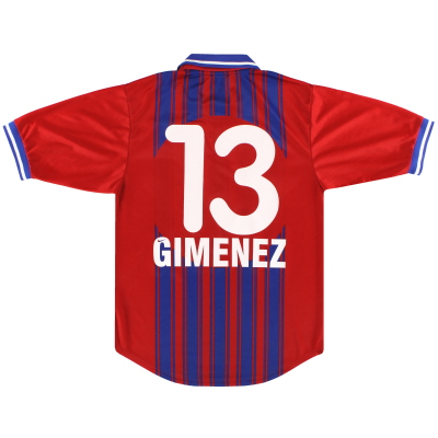1999-01 FC Basel Nike Home Shirt Gimenez #13 S 
