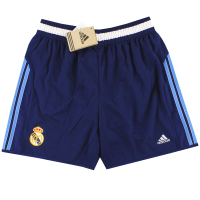 1999-01 Real Madrid adidas Ausweichshorts *mit Etiketten* L