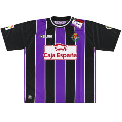 1999-01 Maillot Extérieur Real Valladolid Kelme * avec étiquettes * L