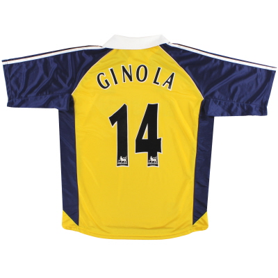 1999-01 Tottenham Away Shirt Ginola #14 XL 