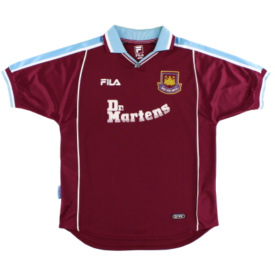 1999-01 West Ham Fila Home Shirt XL 