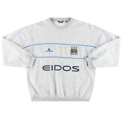 Manchester City Le Coq Sportif-sweatshirt XL uit 1999-02