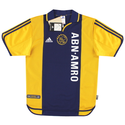 2000-01 Camiseta visitante del centenario del Ajax adidas * con etiquetas * S