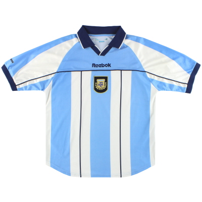 2000-01 Аргентина Домашняя футболка Reebok XXL