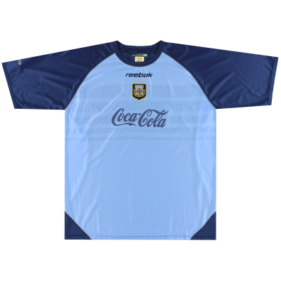 2000-01 Argentina Camiseta de entrenamiento Reebok *Mint* L