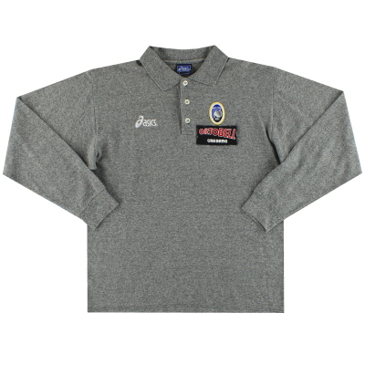 2000-01 Atalanta Asics Polo Shirt L/S L