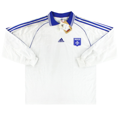 2000-01 Camiseta local adidas de Auxerre L / S * con etiquetas * XL