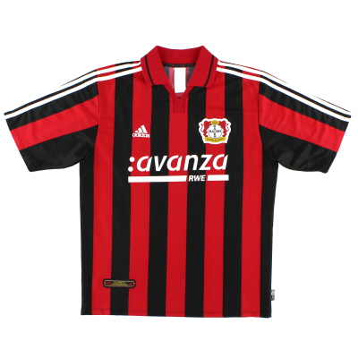2000-01 Bayer Leverkusen adidas Maglia da casa XXL