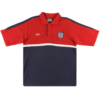 2000-01 Angleterre Umbro Polo Shirt L
