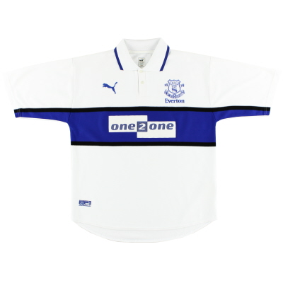 2000-01 Everton Puma Tercera camiseta S