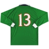 2000-01 Ireland Umbro Match Issue Home Shirt L/S #13 L