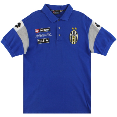 2000-01 Juventus Lotto-poloshirt L