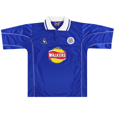 2000-01 Leicester Le Coq Sportif Seragam Kandang XL