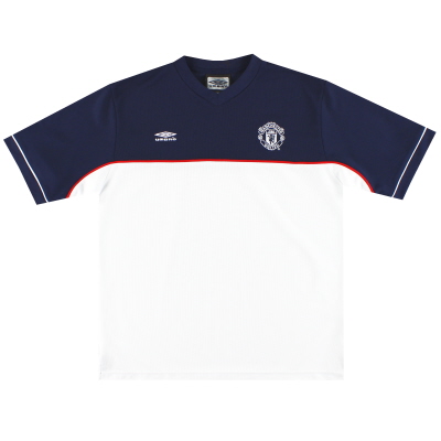 2000-01 Manchester United Umbro Trainingsshirt M