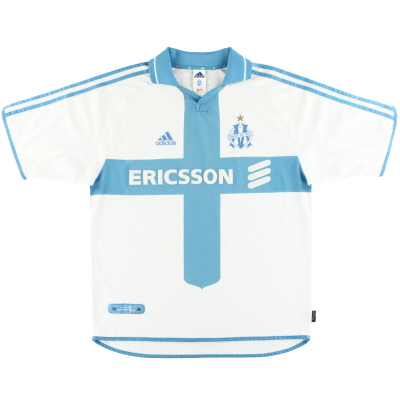 2000-01 Olympique Marseille adidas Home Shirt XL 