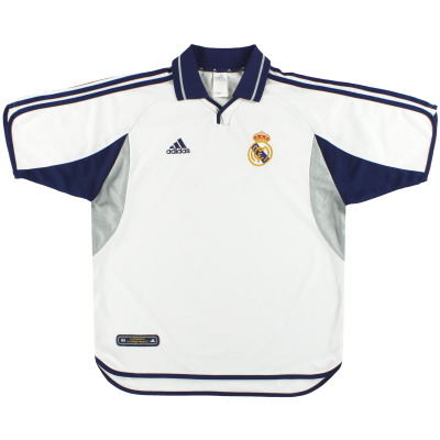 2000-01 Real Madrid adidas Home Shirt L 
