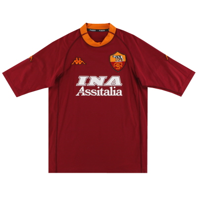 2000-01 로마카파 홈 셔츠 L