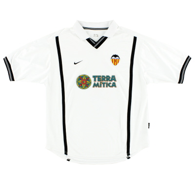 2000-01 Valencia Nike Home Shirt L