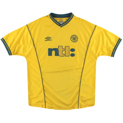 2000-02 Celtic Umbro Away Shirt L