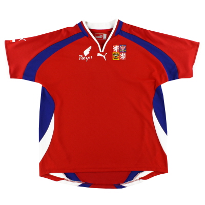 2000-02 체코 공화국 푸마 홈 셔츠 L