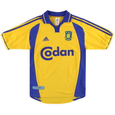 2000-02 FC Brondby adidas Home Shirt XL 