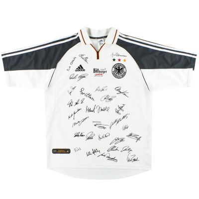 2000-02 Germany adidas 'Squad Signed' Home Shirt L 