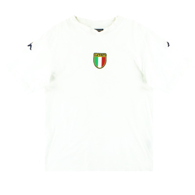 2000-02 Italie T-shirt de loisirs Kappa L