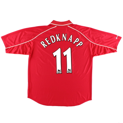 2000-02 Baju Kandang Liverpool Reebok Redknapp #11 XL