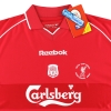 2000-02 리버풀 리복 'UEFA 컵 결승전' 홈 셔츠 *태그 있음* L