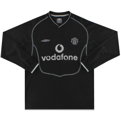 2000-02 Manchester United Umbro Goalkeeper Shirt M 