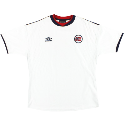 2000-02 Norway Umbro Away Shirt *As New* L 