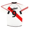 2000-02 River Plate adidas Player Issue thuisshirt #9, L/S XL