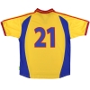 2000-02 Romania adidas Player Issue Home Shirt #21 XL