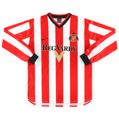 Kemeja Kandang Nike Sunderland 2000-02 L/SM