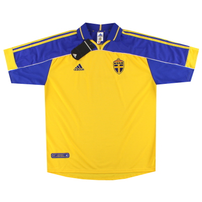 2000-02 스웨덴 아디다스 홈 셔츠 *태그 포함* XL