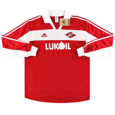2000 Spartak Moscow adidas Home Shirt *w/tags* L/S XL
