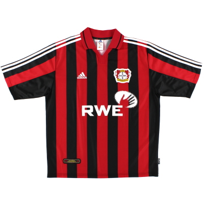 2001-02 Bayer Leverkusen adidas Thuisshirt XXL