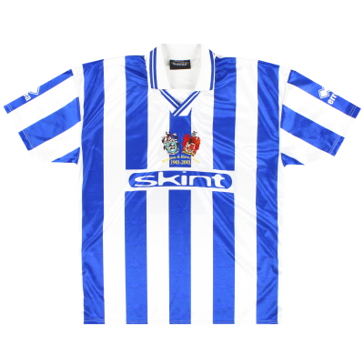 2001-02 Домашняя рубашка Brighton Errea Centenary *Мята* M