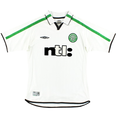 2001-02 Celtic Umbro Maglia da trasferta *menta* XL