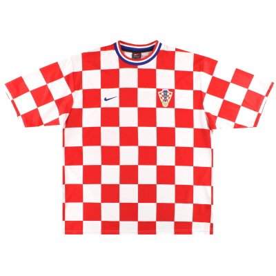 2001-02 Croatia Nike Basic Home Shirt XL 